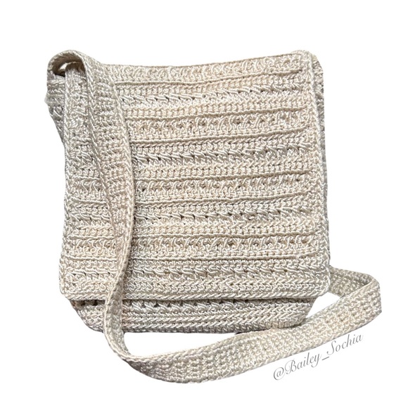 The Sak X Elliott Lucca Crochet Flap Hobo Bag - Picture 2 of 11